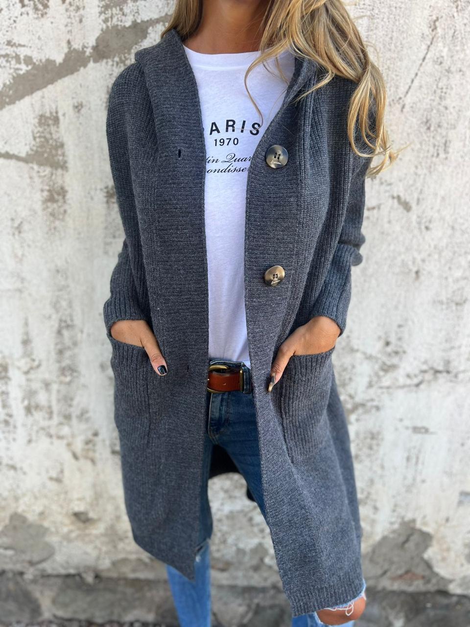 Aria – Longline Knitted Cardigan